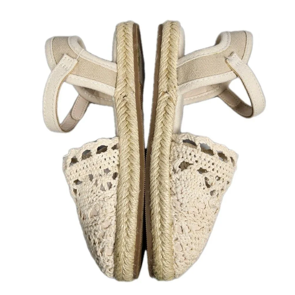 Toddler/Kids Crochet Espadrille SIZE 9